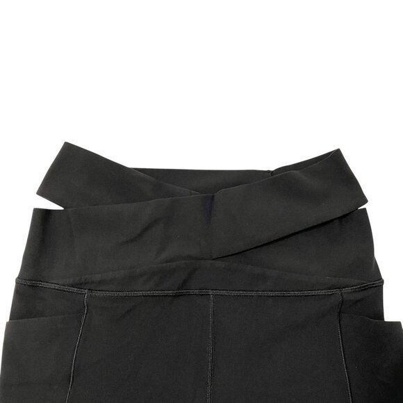 ATHLETA Salutation Stash Wrap Tight Leggings High Rise Gym Black size Medium - Picture 4 of 8